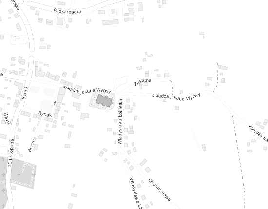 Mapa z adresem organizacji
