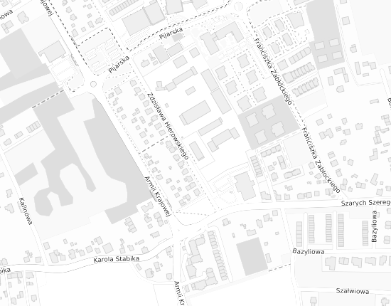 Mapa z adresem organizacji