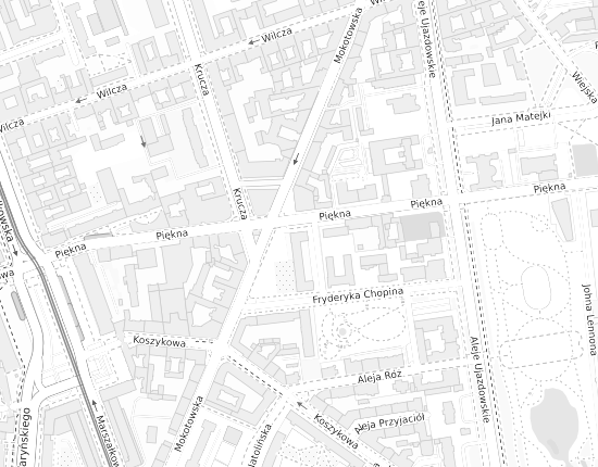 Mapa z adresem organizacji