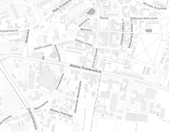 Mapa z adresem organizacji