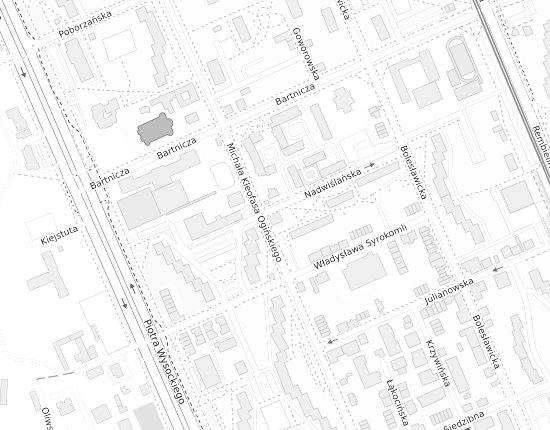 Mapa z adresem organizacji
