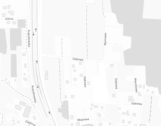 Mapa z adresem organizacji