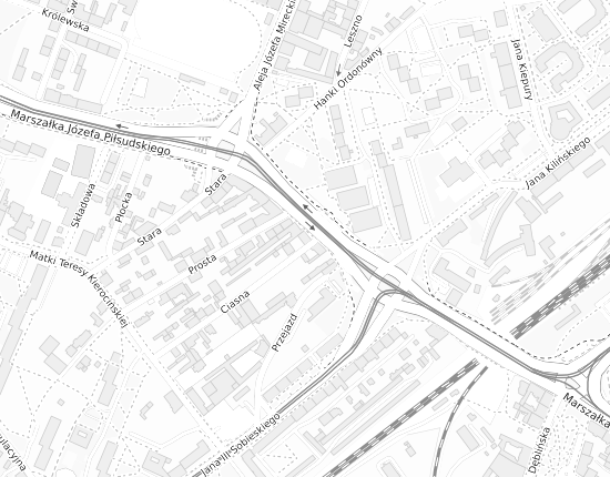 Mapa z adresem organizacji
