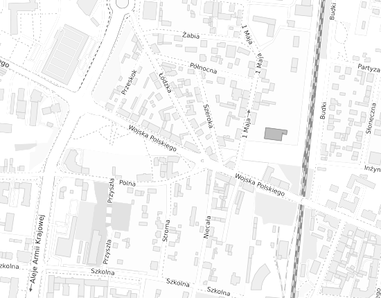 Mapa z adresem organizacji