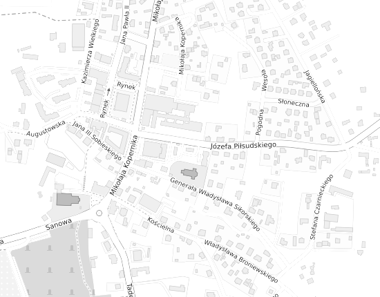 Mapa z adresem organizacji