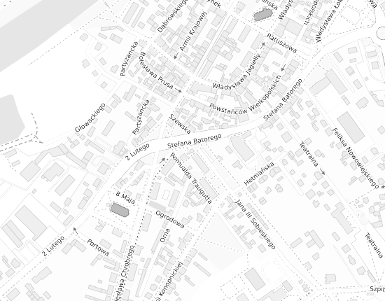 Mapa z adresem organizacji