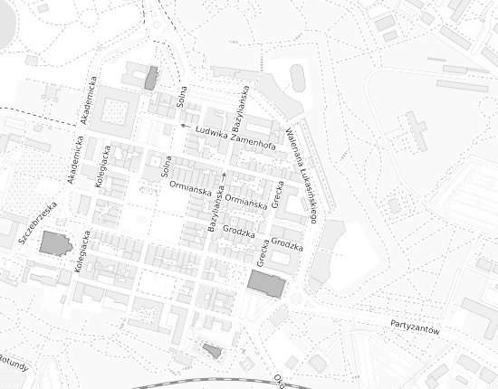 Mapa z adresem organizacji