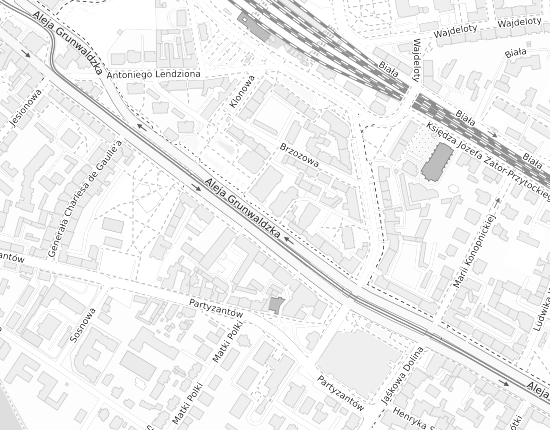 Mapa z adresem organizacji