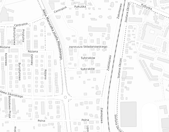 Mapa z adresem organizacji