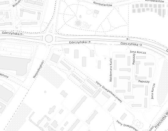 Mapa z adresem organizacji