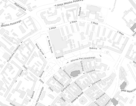 Mapa z adresem organizacji