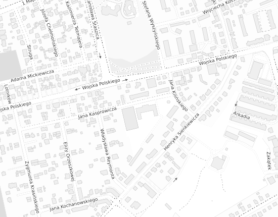 Mapa z adresem organizacji