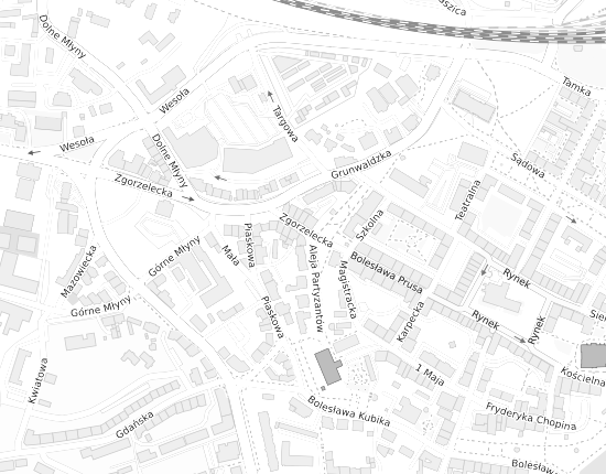 Mapa z adresem organizacji