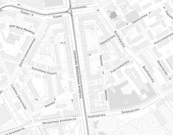 Mapa z adresem organizacji