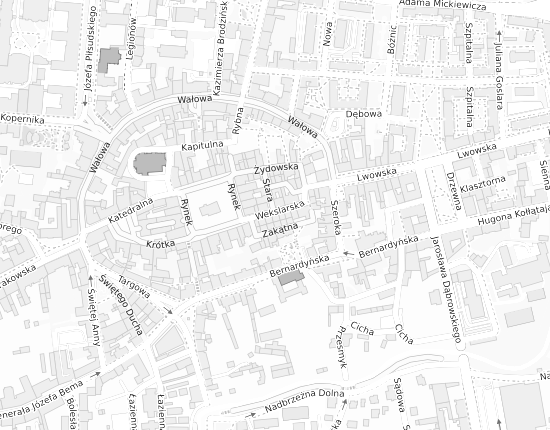 Mapa z adresem organizacji