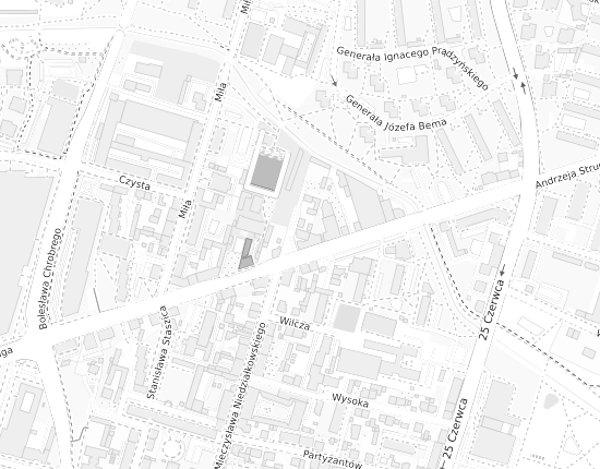 Mapa z adresem organizacji