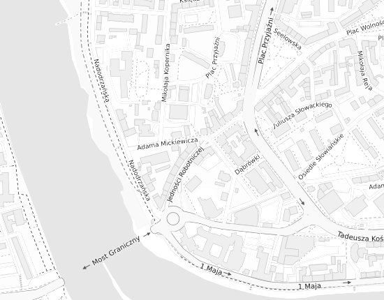 Mapa z adresem organizacji