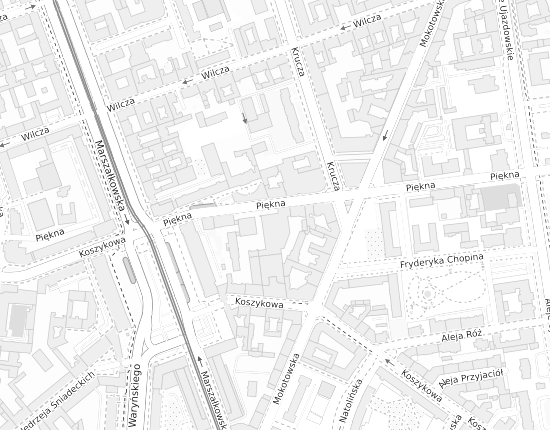 Mapa z adresem organizacji