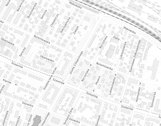 Mapa z adresem organizacji