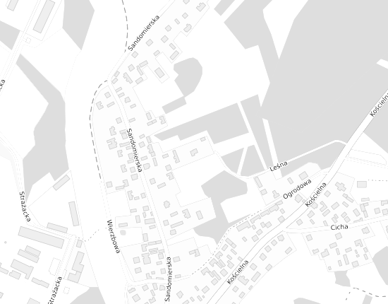Mapa z adresem organizacji