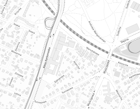 Mapa z adresem organizacji