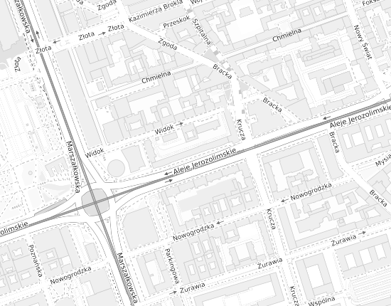 Mapa z adresem organizacji