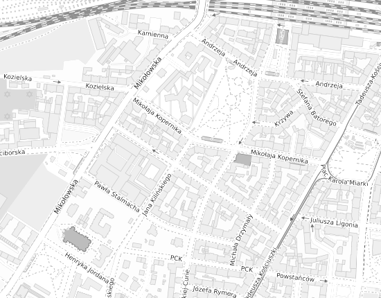 Mapa z adresem organizacji
