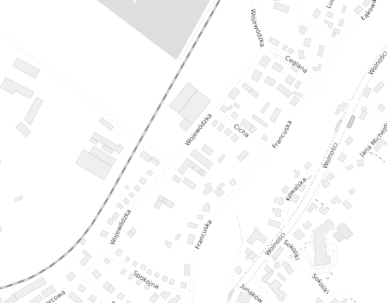 Mapa z adresem organizacji