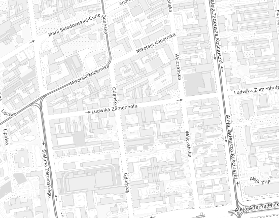 Mapa z adresem organizacji