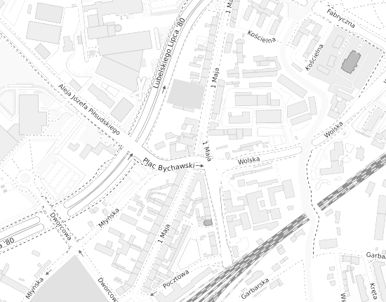 Mapa z adresem organizacji