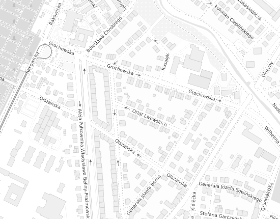 Mapa z adresem organizacji
