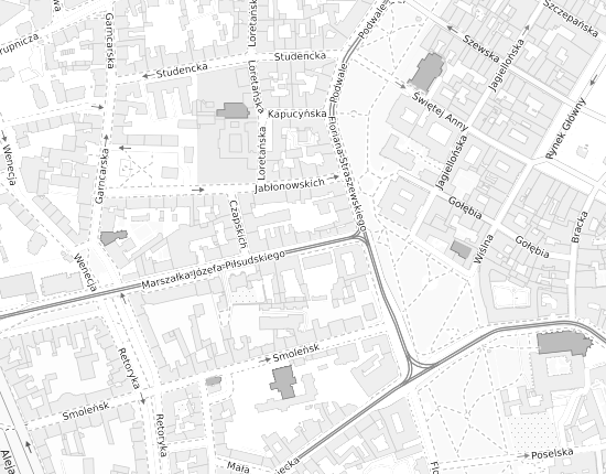 Mapa z adresem organizacji