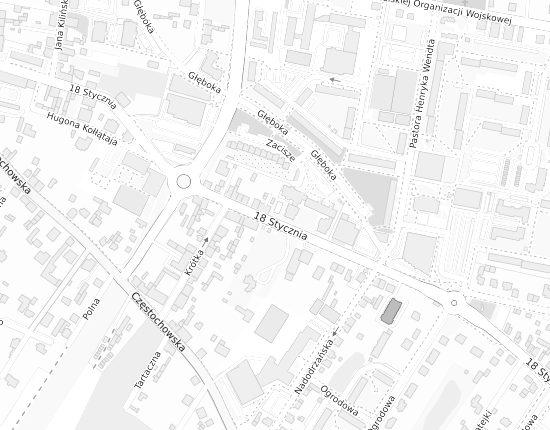 Mapa z adresem organizacji
