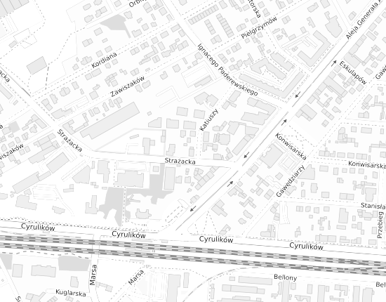Mapa z adresem organizacji