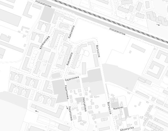 Mapa z adresem organizacji