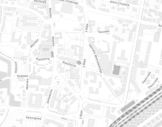 Mapa z adresem organizacji