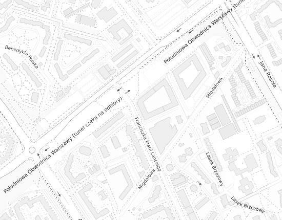 Mapa z adresem organizacji