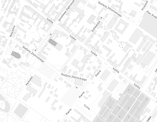 Mapa z adresem organizacji