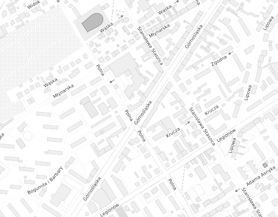 Mapa z adresem organizacji