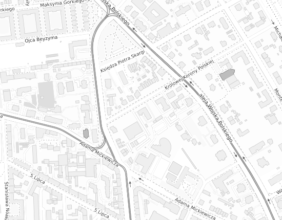 Mapa z adresem organizacji