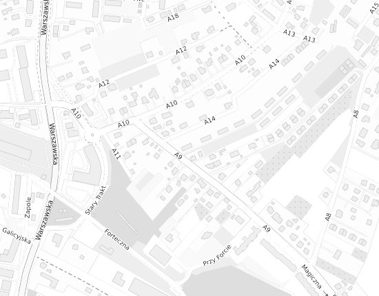 Mapa z adresem organizacji