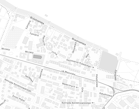 Mapa z adresem organizacji