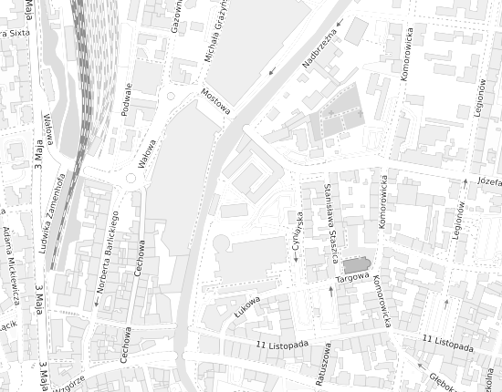 Mapa z adresem organizacji