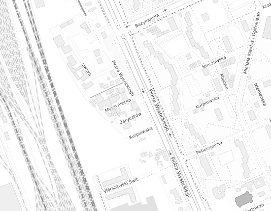 Mapa z adresem organizacji