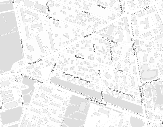 Mapa z adresem organizacji