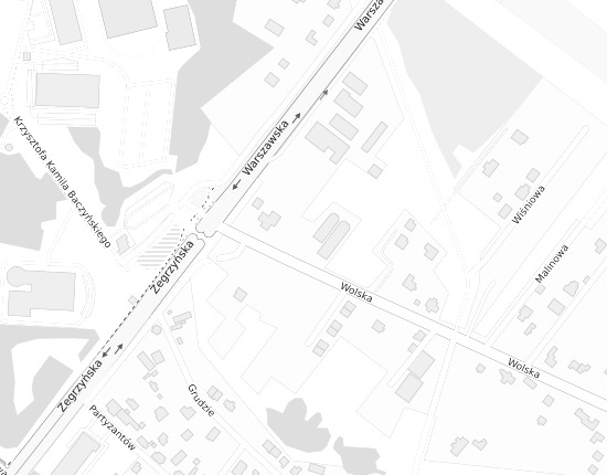 Mapa z adresem organizacji