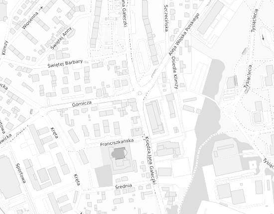 Mapa z adresem organizacji