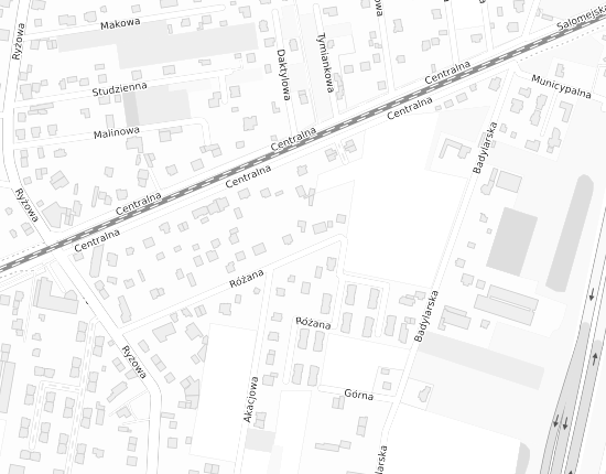 Mapa z adresem organizacji