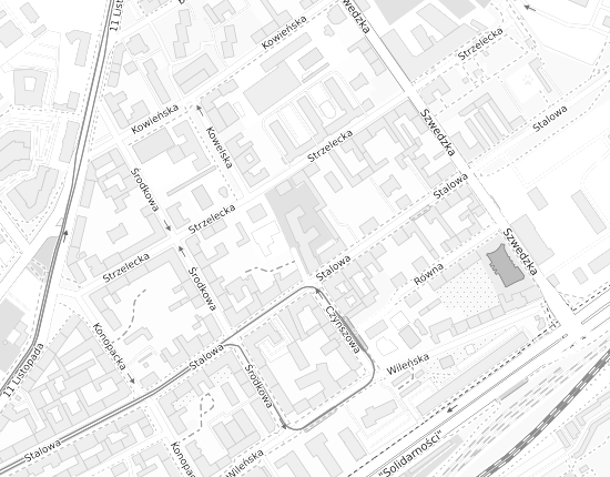 Mapa z adresem organizacji