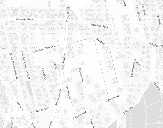 Mapa z adresem organizacji